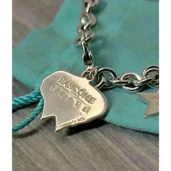Tiffany & Co Sterling Silver Lancome Charm Bracelet - Picture 6 of 8